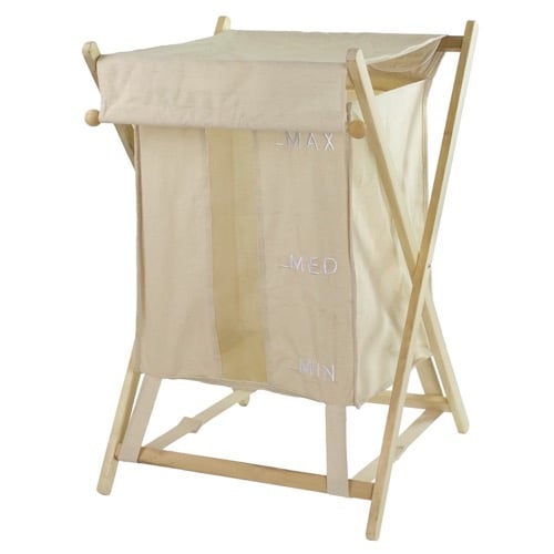 Beige Laundry Basket Gedy BU38-03